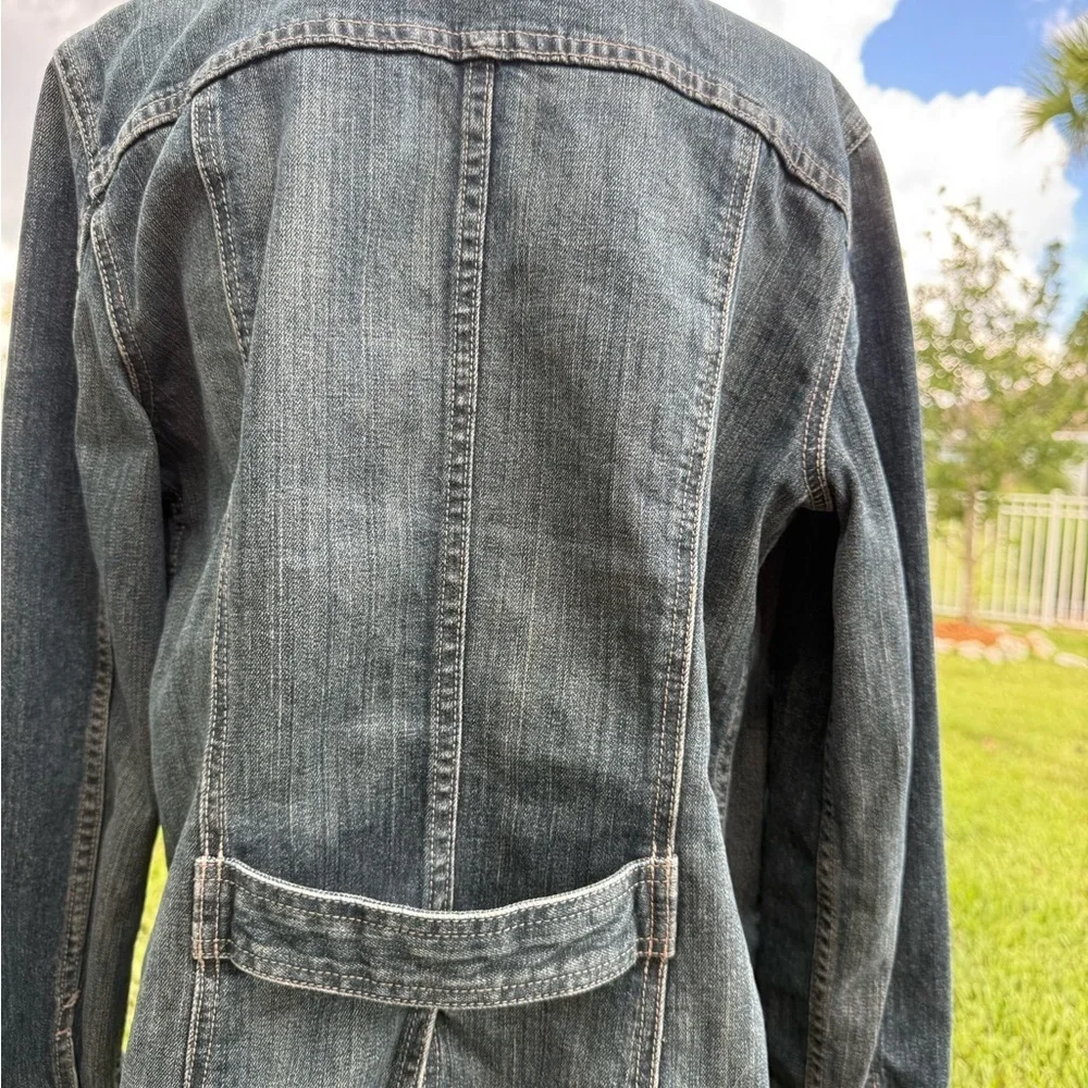 Calvin Klein Jeans Vintage Denim Jacket SZ L - Picture 15 of 16